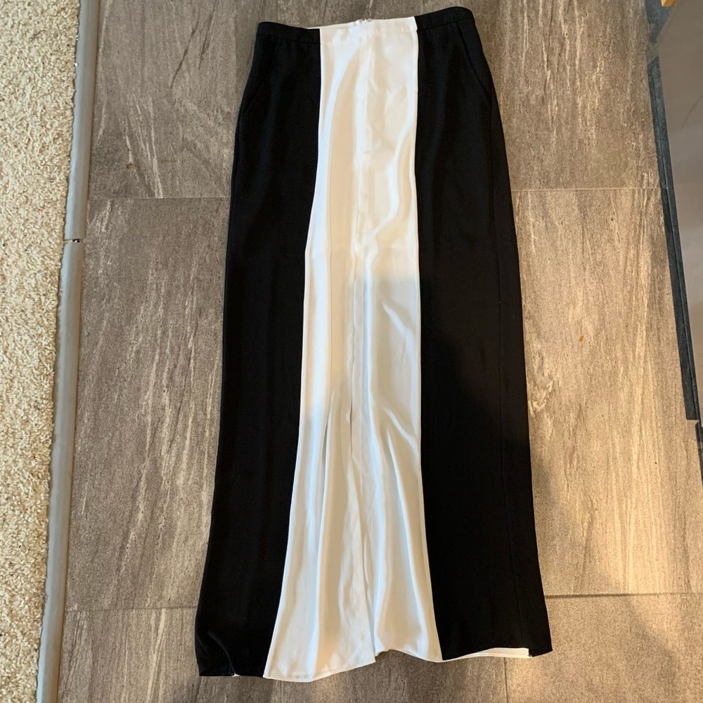 BCBG MAXAZRIA Front Slit Maxi/Mini Skirt